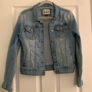 Light blue denim jean jacket